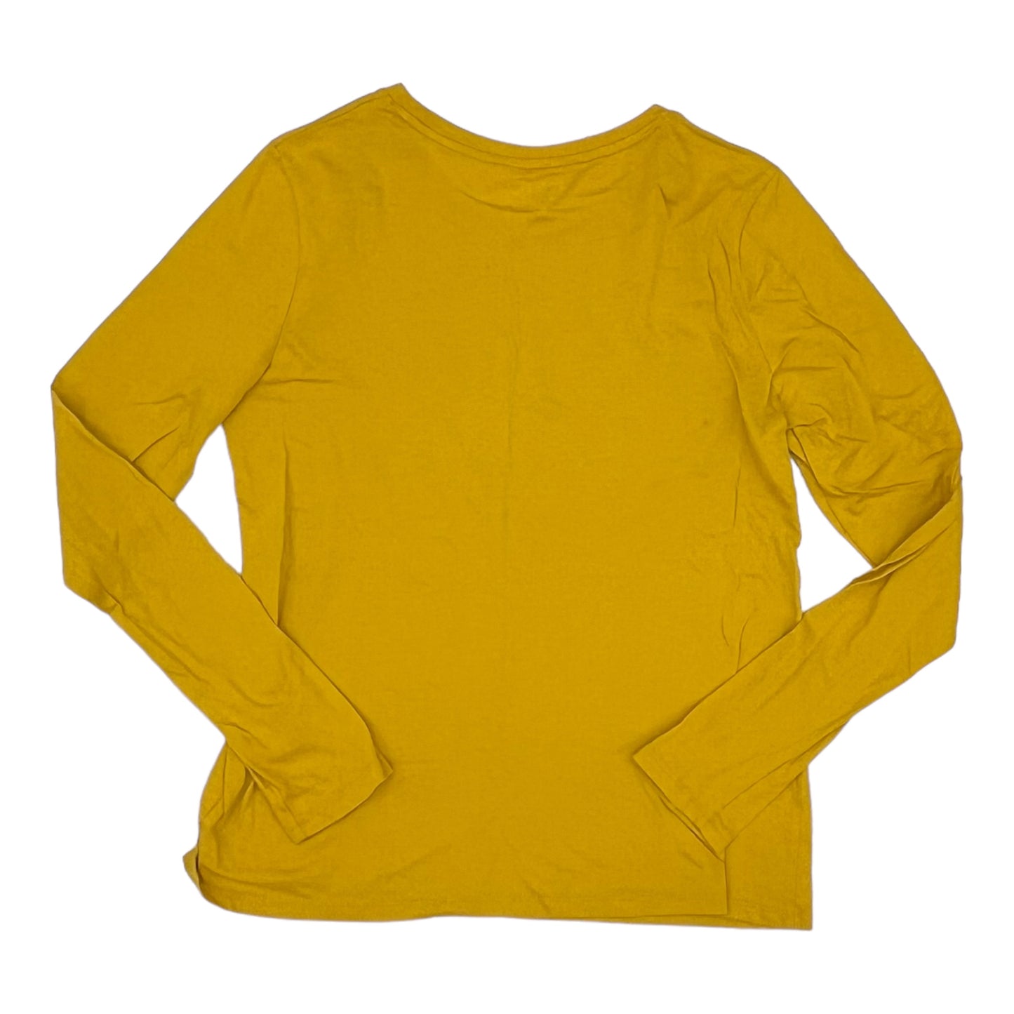 YELLOW TOP LS BASIC by TIME AND TRU Size:M