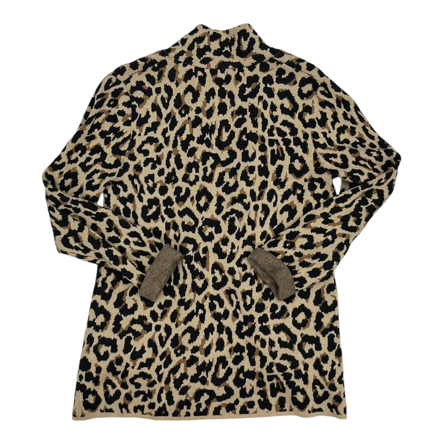 Cardigan By J. Crew In Animal Print, Size:M