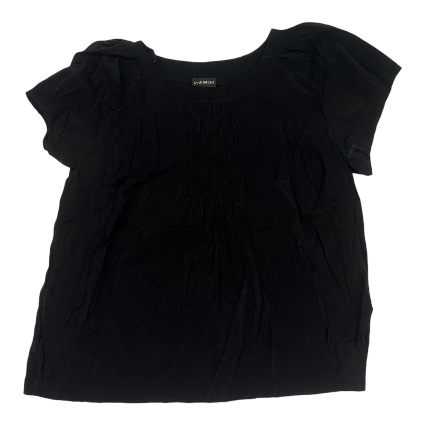 Blouse Ss By Lane Bryant In Black, Size:3X