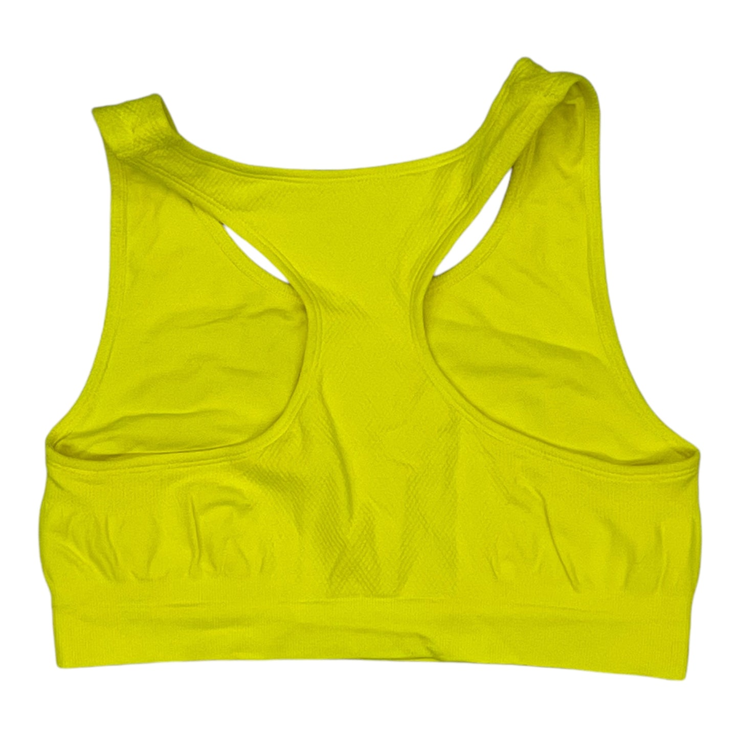 Athletic Bra By Exertek In Yellow, Size:Xl