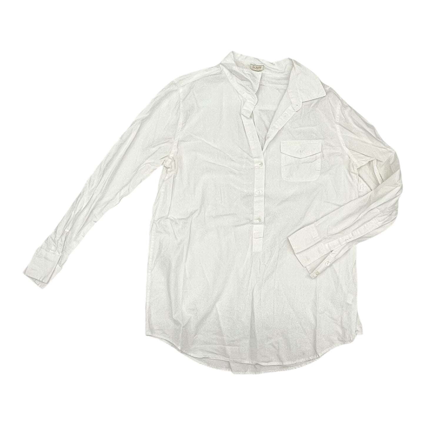 Top Ls By J. Crew In White, Size:L