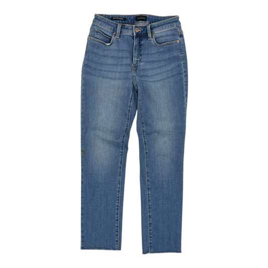 Jeans Skinny By Talbots In Blue Denim, Size:2P