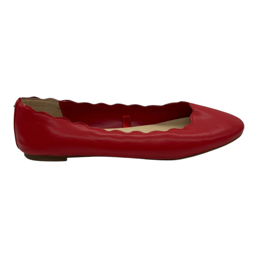 Shoes Flats By Sam And Libby In Red, Size:10