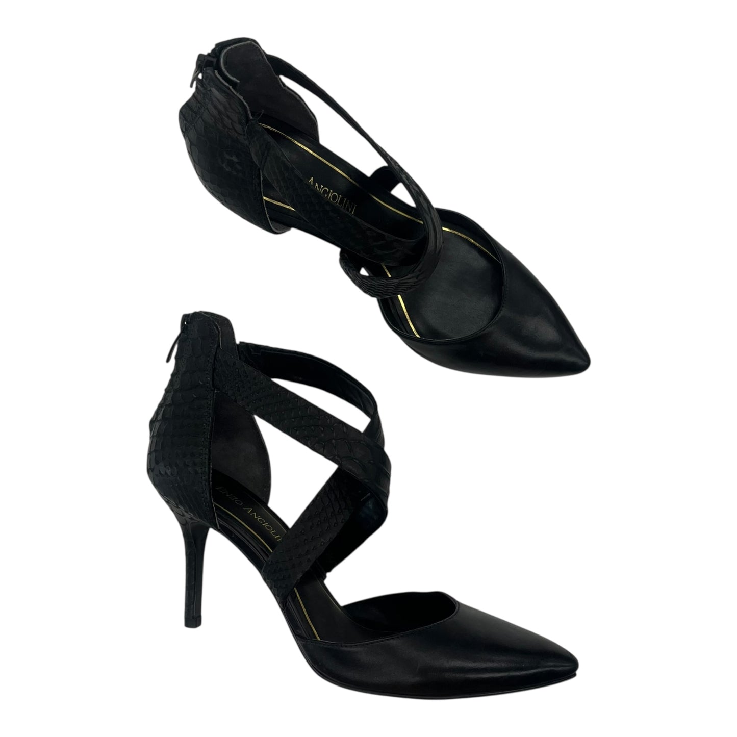 Shoes Heels Stiletto By Enzo Angiolini In Black, Size:8.5