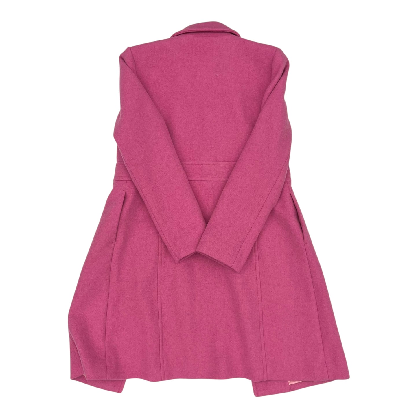 Coat Peacoat By J. Crew In Pink, Size:M