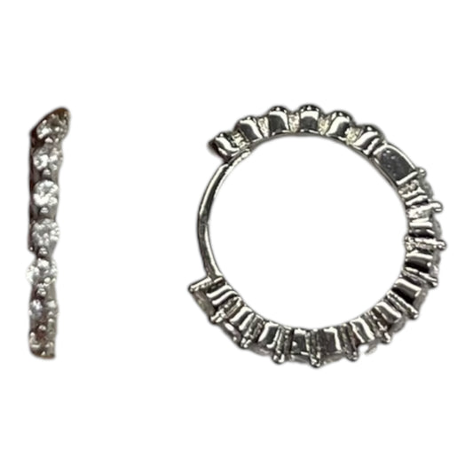 EARRINGS HOOP by    CLOTHES MENTOR In SILVER