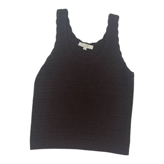 Vest Sweater By Loft In Brown, Size:M