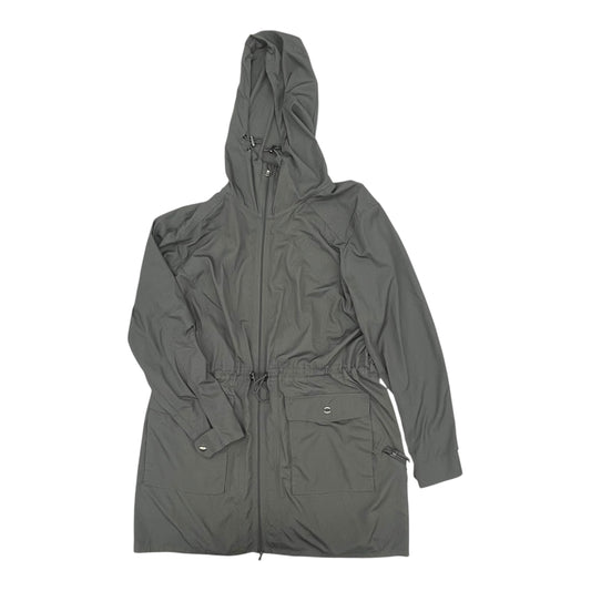 Jacket Windbreaker By J. Jill In Grey, Size:M