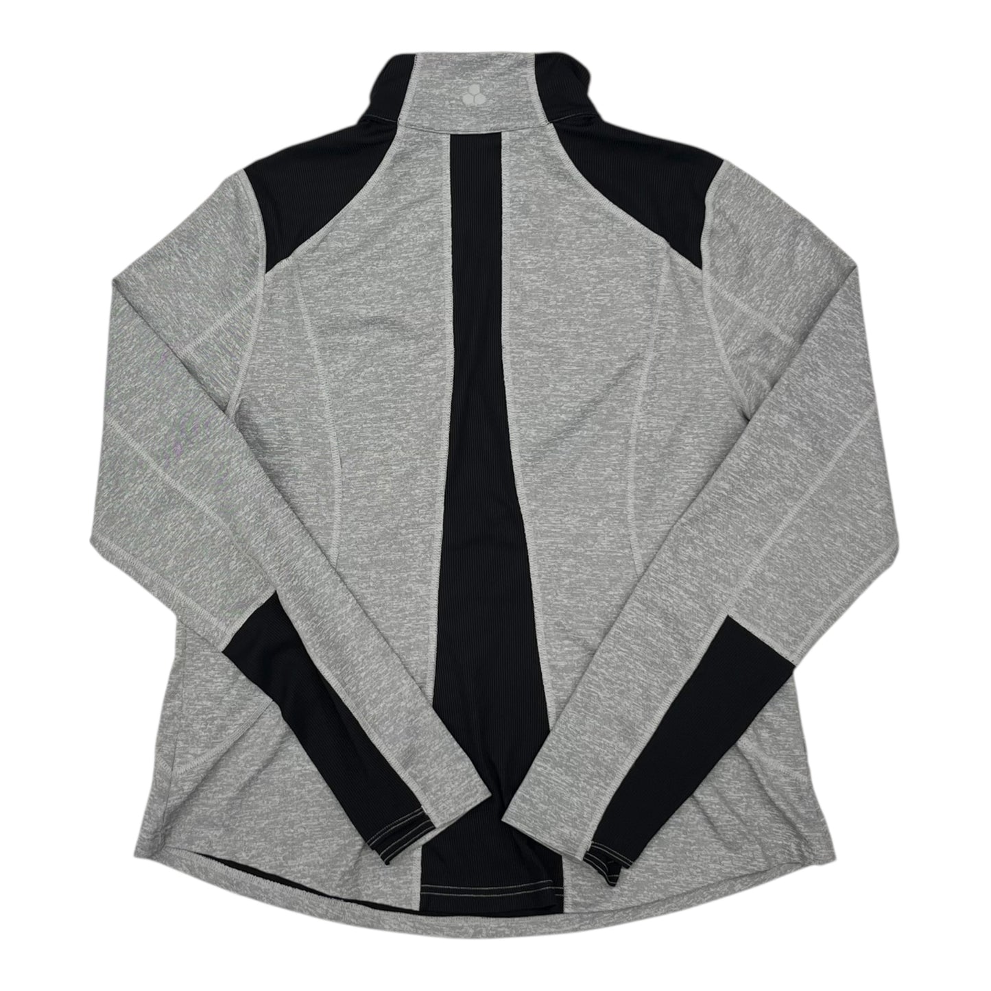 Athletic Top Ls Collar By Tek Gear In Grey, Size:Xl