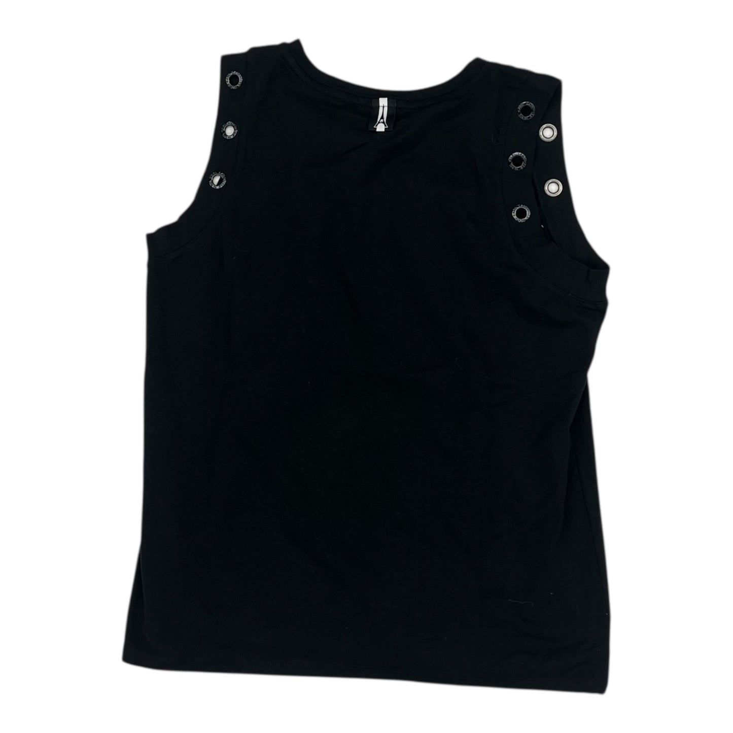 Top Sleeveless Designer By Karl Lagerfeld In Black, Size:L