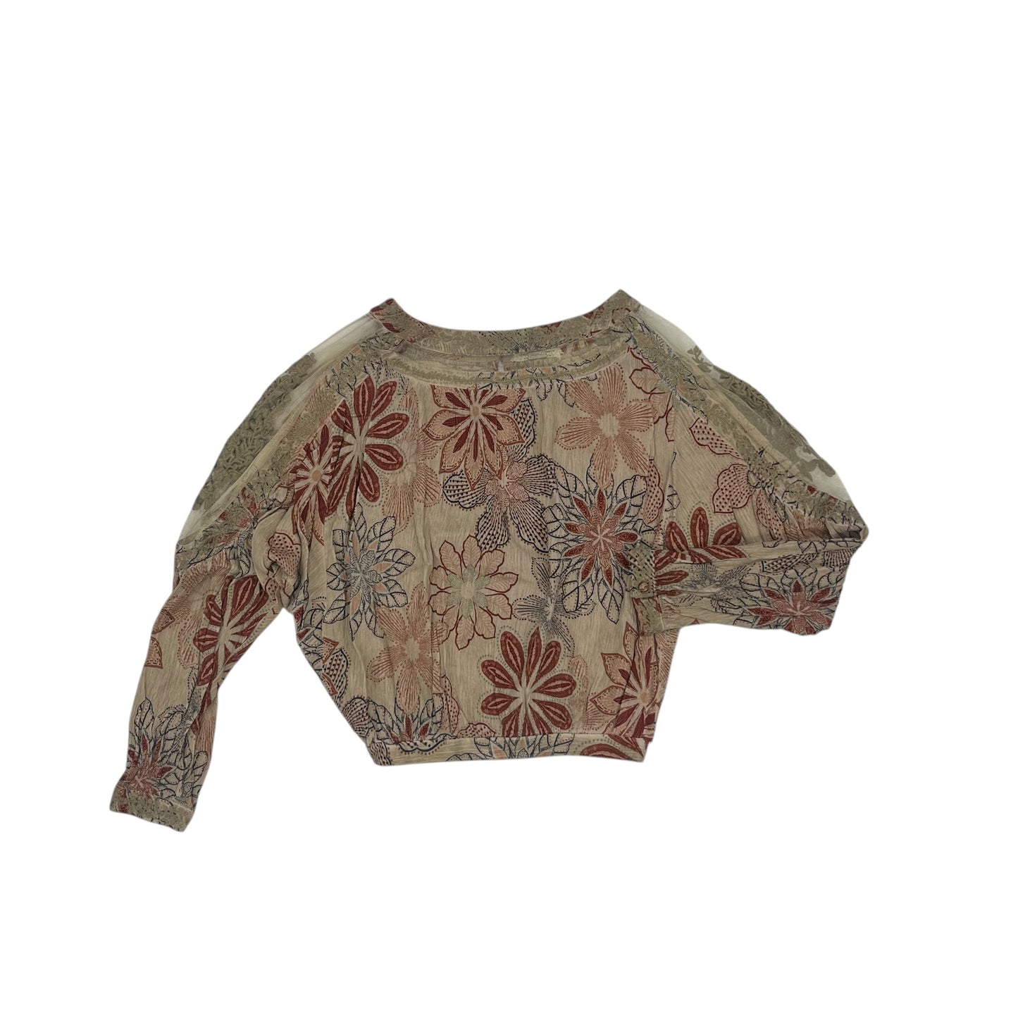 Blouse Ls By Gimmicks In Floral Print, Size:S