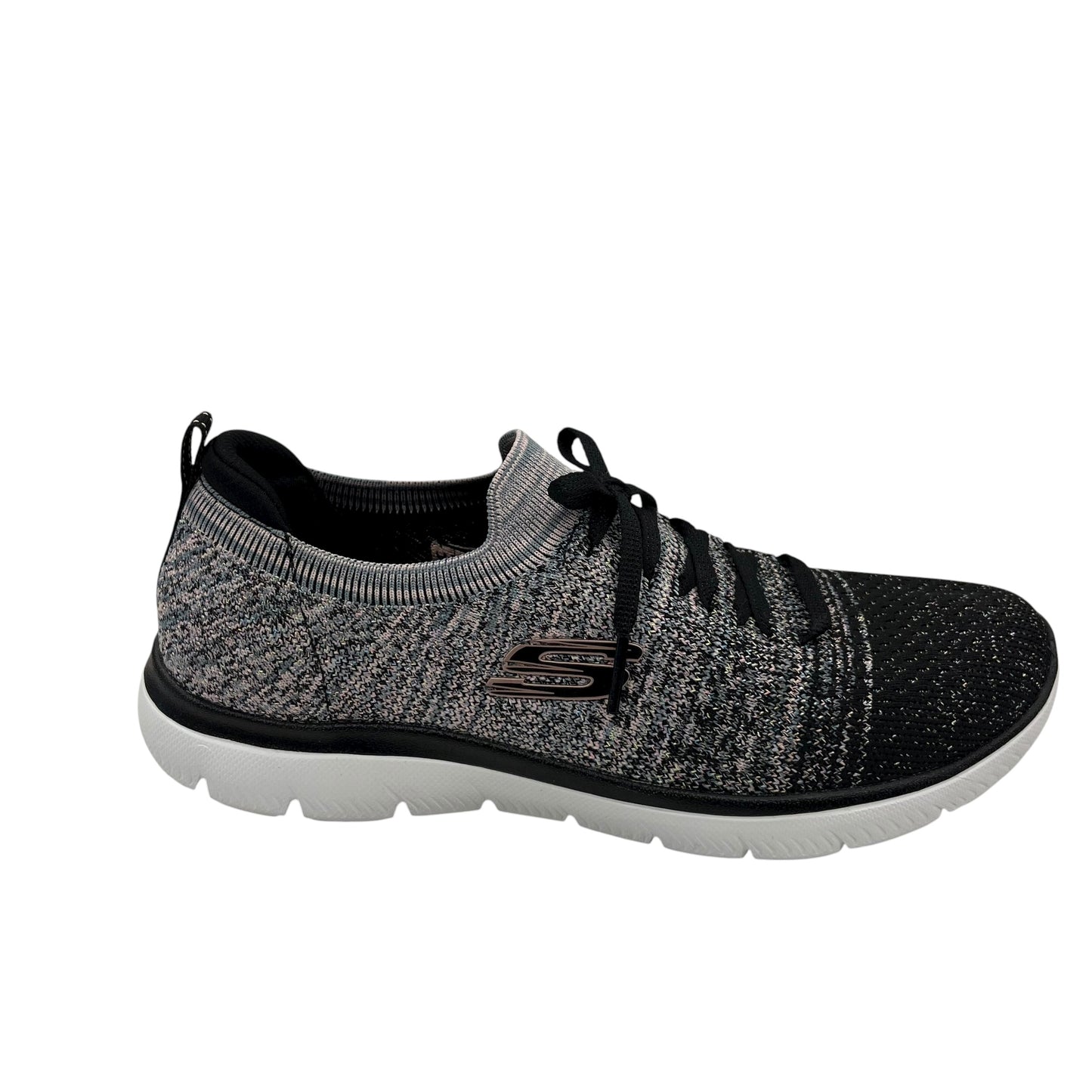 Shoes Sneakers By Skechers In Black & Grey, Size:9