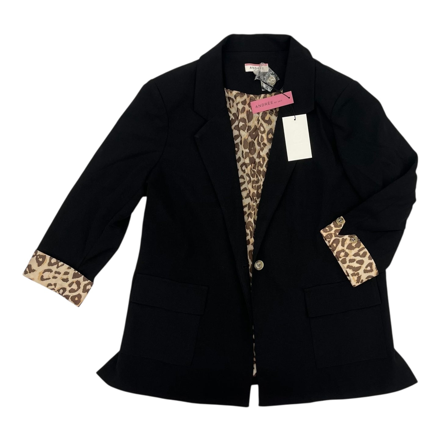 Blazer By Andree By Unit In Black, Size:L