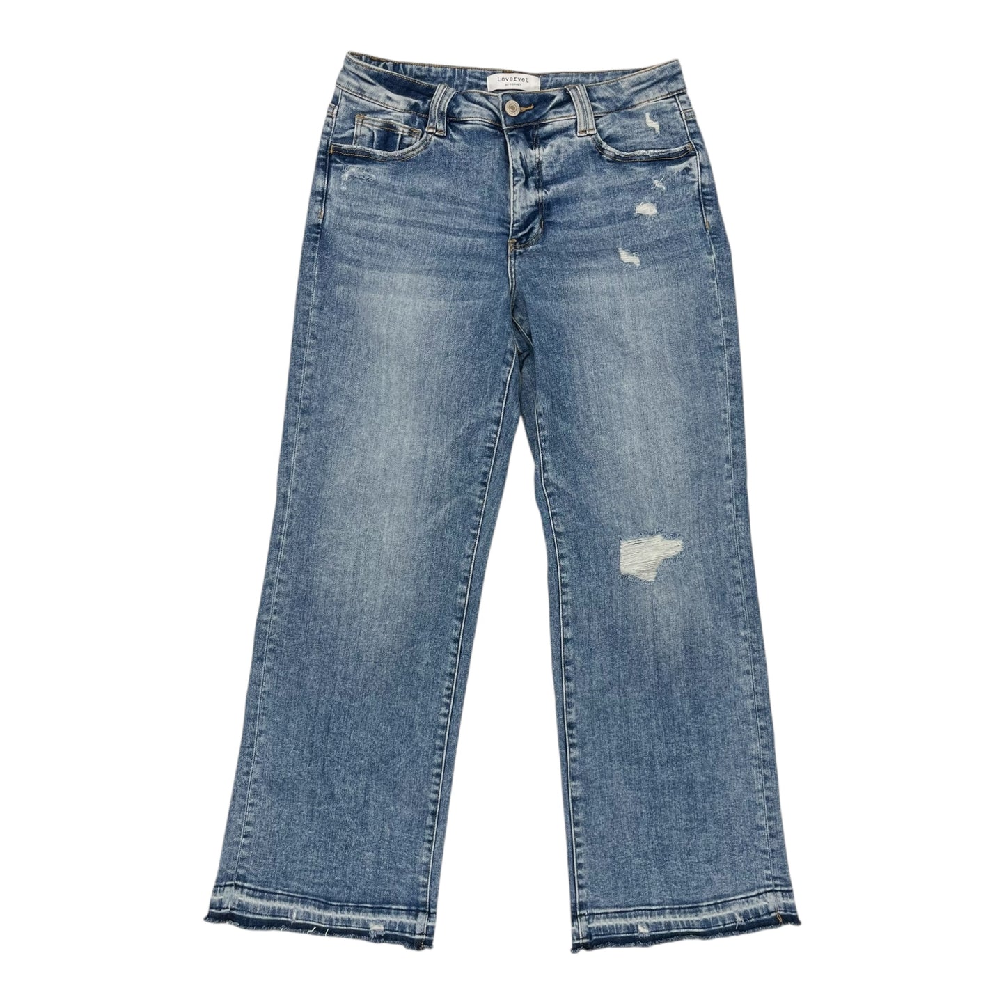 Jeans Wide Leg By Vervet In Blue Denim, Size:14