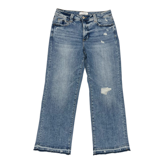 Jeans Wide Leg By Vervet In Blue Denim, Size:14