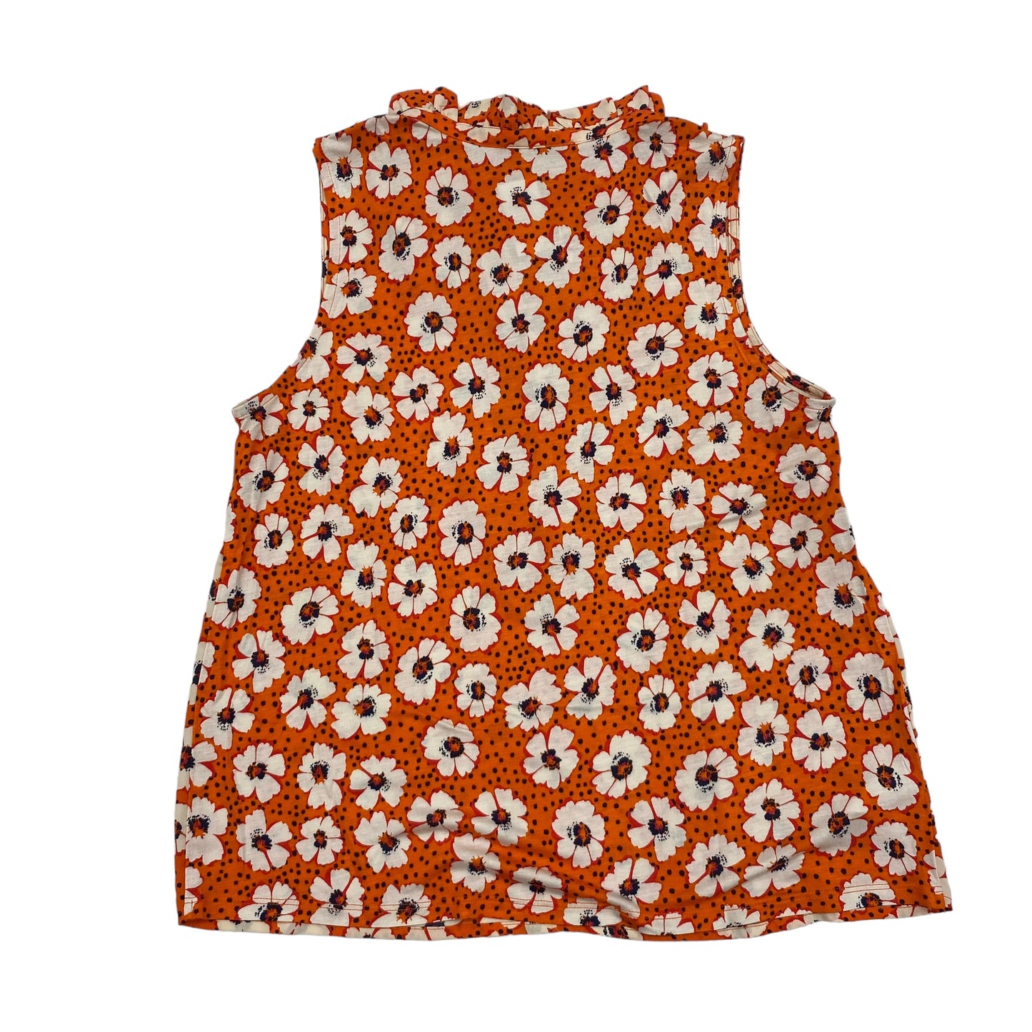 ORANGE LOFT BLOUSE SLEEVELESS, Size S