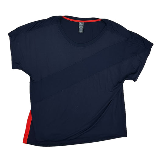 BLUE ATHLETIC TOP SS by CHAMPION Size:XXL