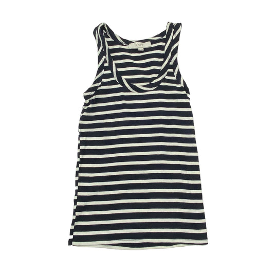 BLUE & WHITE TANK TOP by LOFT Size:XS