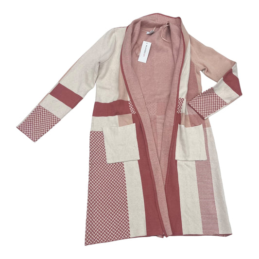 Cardigan By Liz Claiborne In Pink, Size:S