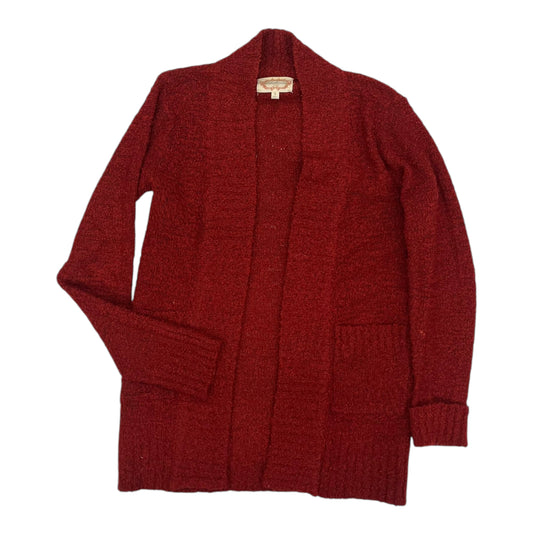 Cardigan By Ambiance Apparel In Red, Size:S