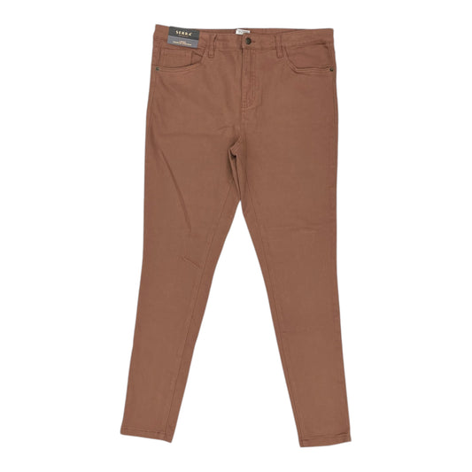 Jeans Jeggings By Serra In Brown, Size:16