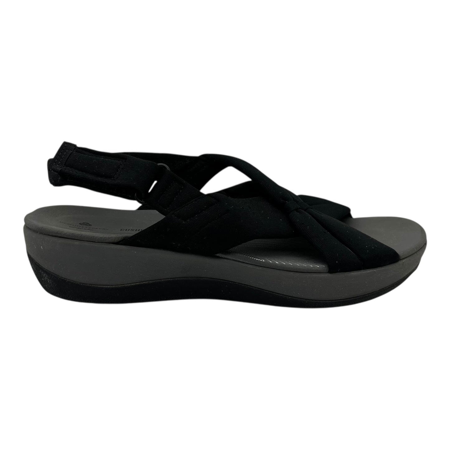 Sandals Heels Block By Clarks In Black, Size:8.5