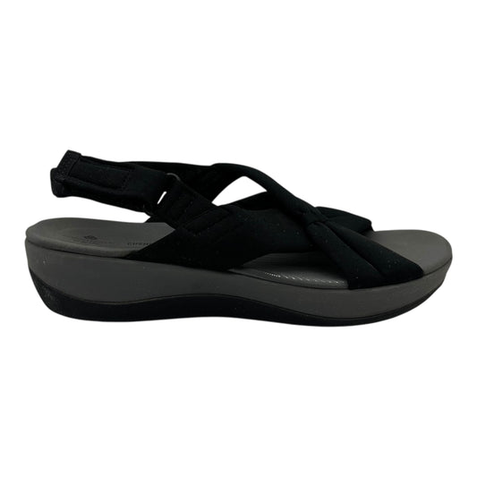 Sandals Heels Block By Clarks In Black, Size:8.5