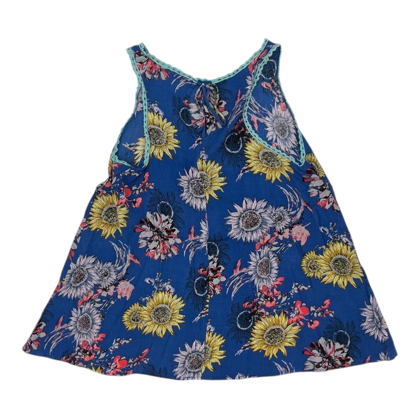 Top Sleeveless By Filly Flair In Blue, Size:S