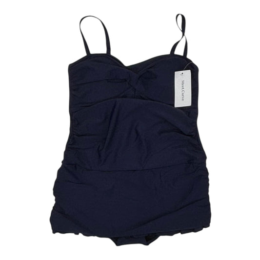 Swimsuit By Clothes Mentor In Navy, Size:L