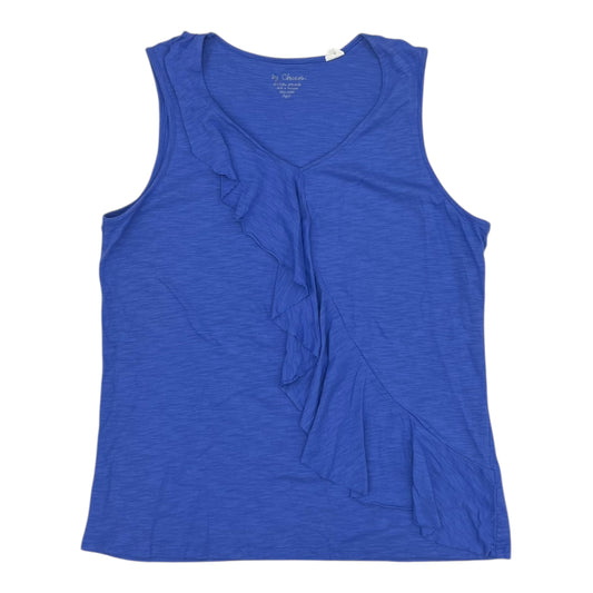 Top Sleeveless By Chicos In Blue, Size:Xl