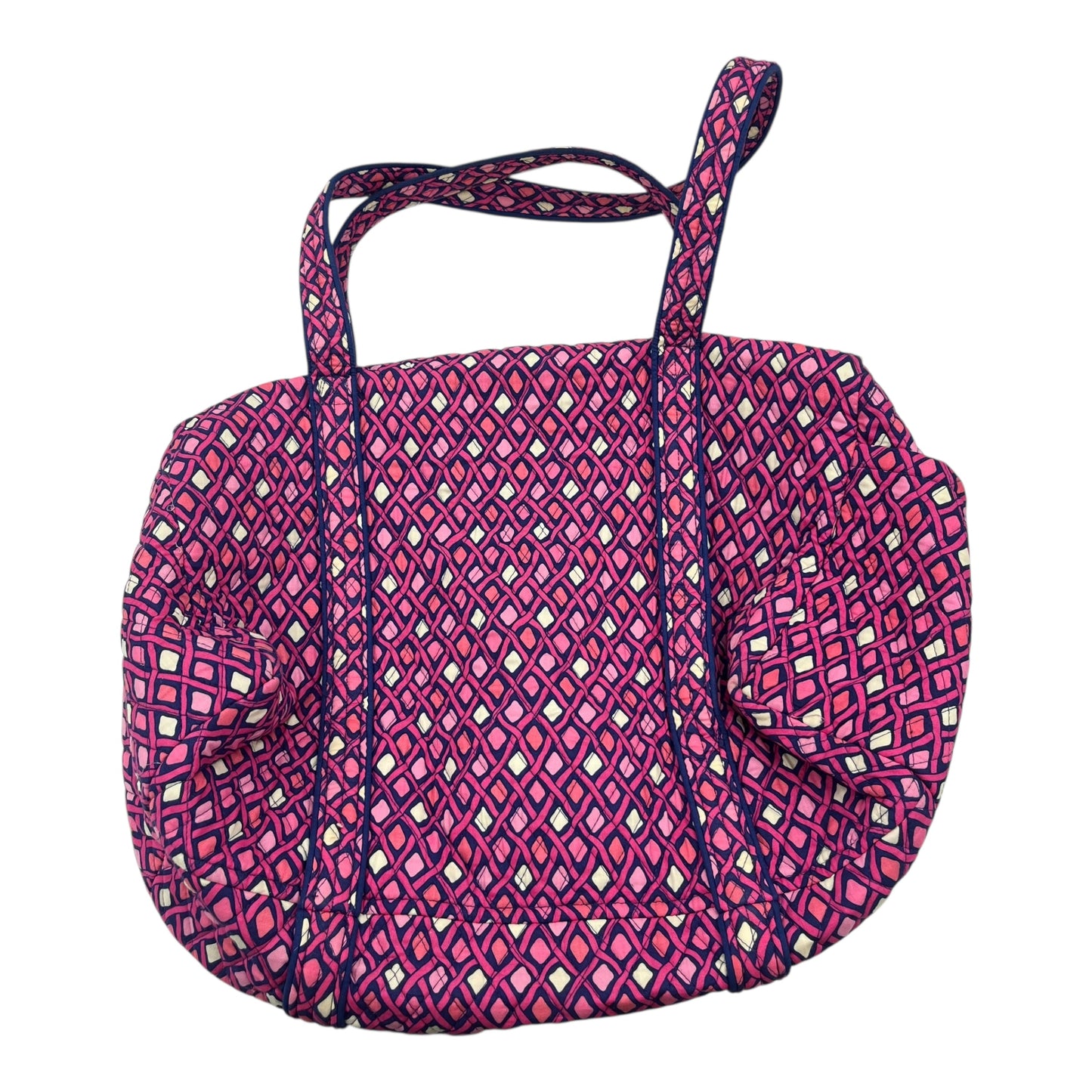 DUFFLE AND WEEKENDER by VERA BRADLEY In BLUE & PINK, Size: MEDIUM