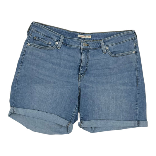 Shorts By Levis In Blue Denim, Size:18