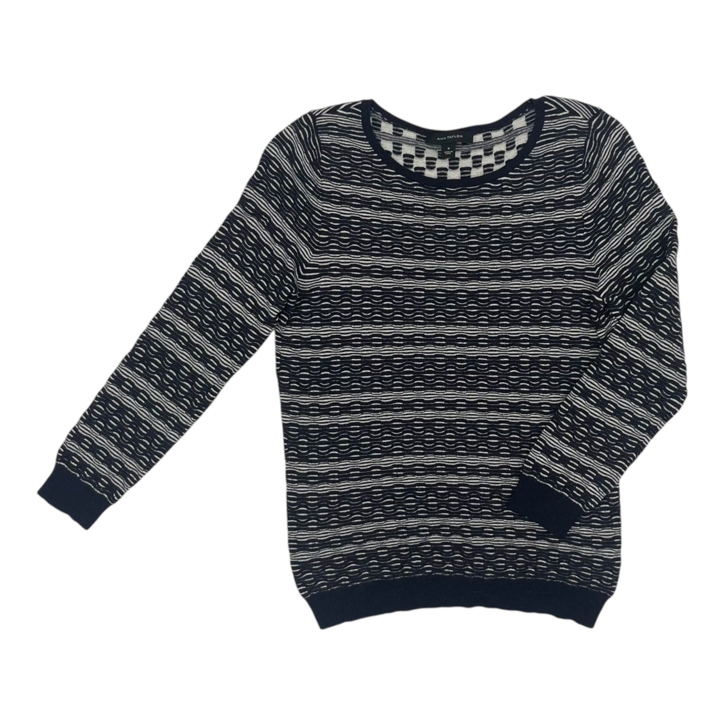 Sweater By Ann Taylor In Navy, Size:M