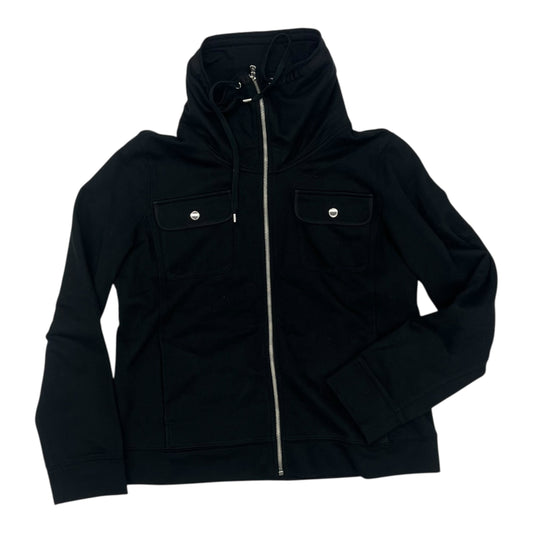 Sweatshirt Collar By Lauren By Ralph Lauren In Black, Size:L