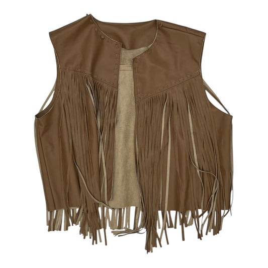 Vest Other By Clothes Mentor In Brown, Size:L