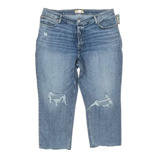 Jeans Straight By Clothes Mentor In Blue Denim, Size:20
