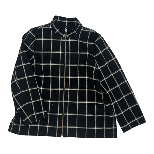 Jacket Other By J. Jill In Black & Cream, Size:Xl