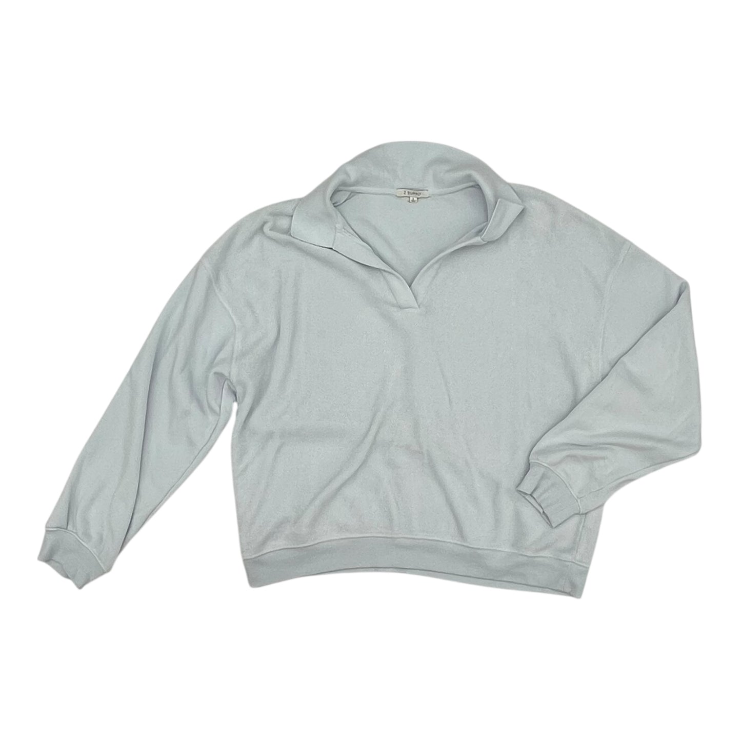 Sweatshirt Collar By Z Supply In Blue, Size:L