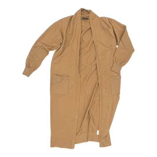 Cardigan By Express In Tan, Size:M