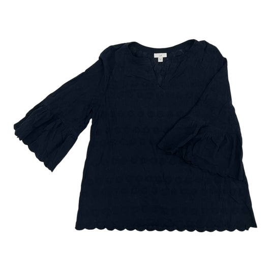 Blouse 3/4 Sleeve By J. Jill In Blue, Size:S