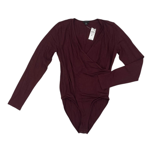 Bodysuit By Ann Taylor In Red, Size:M