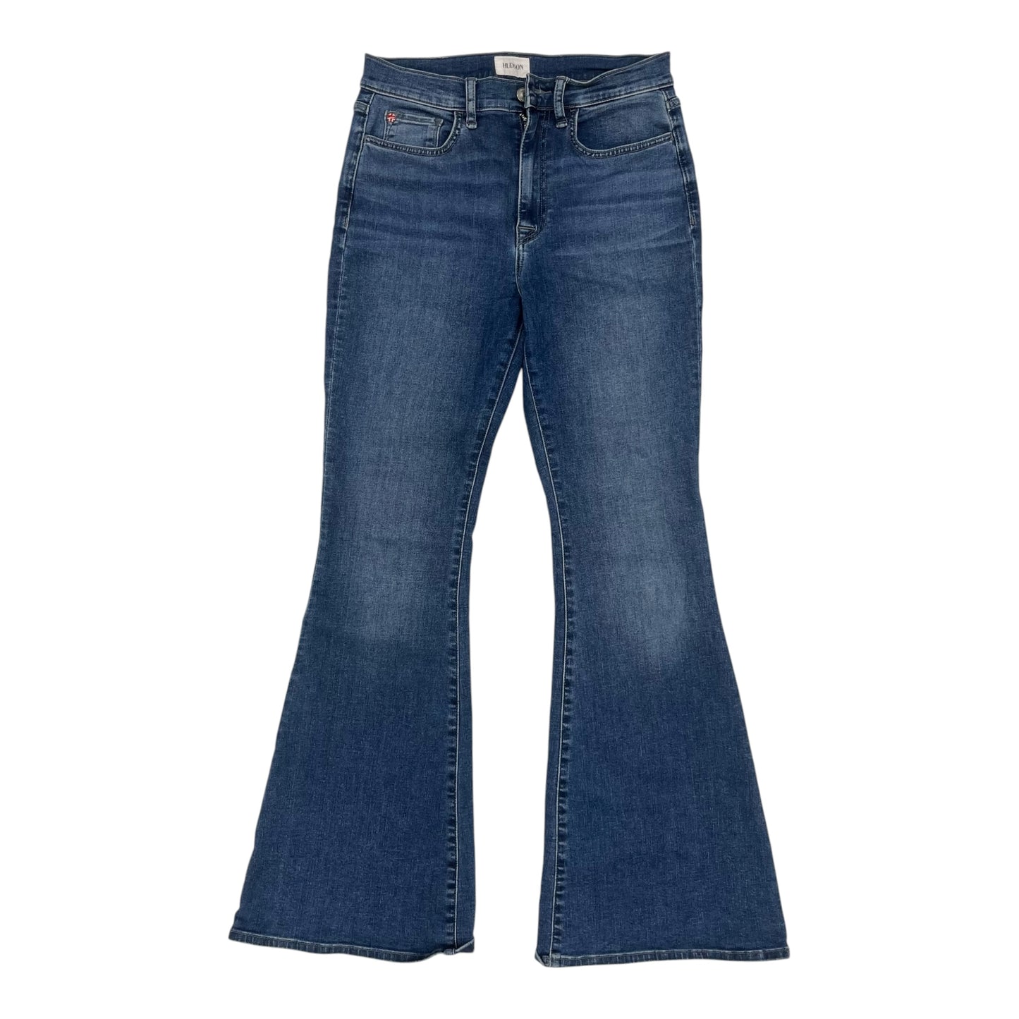 Jeans Flared By Hudson In Blue Denim, Size:4