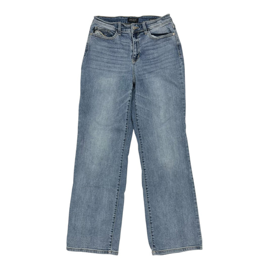 Jeans Straight By Judy Blue In Blue Denim, Size:8
