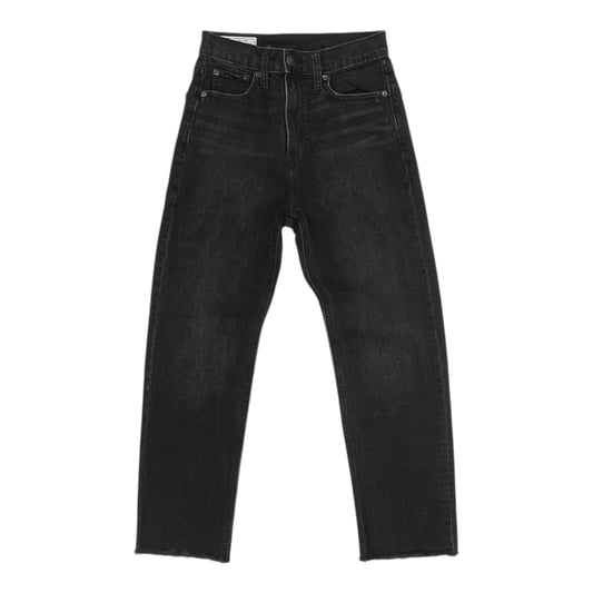 Jeans Straight By Gap In Black Denim, Size:0P