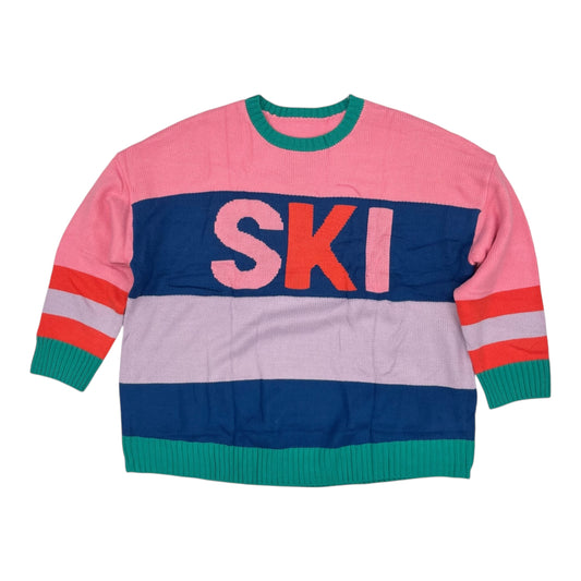 Sweater By Clothes Mentor In Striped Pattern, Size:2X