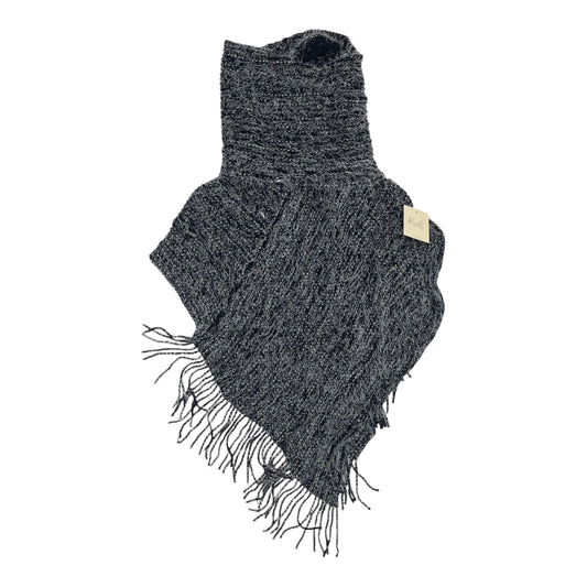 Poncho By Clothes Mentor In Navy, Size:Osfm