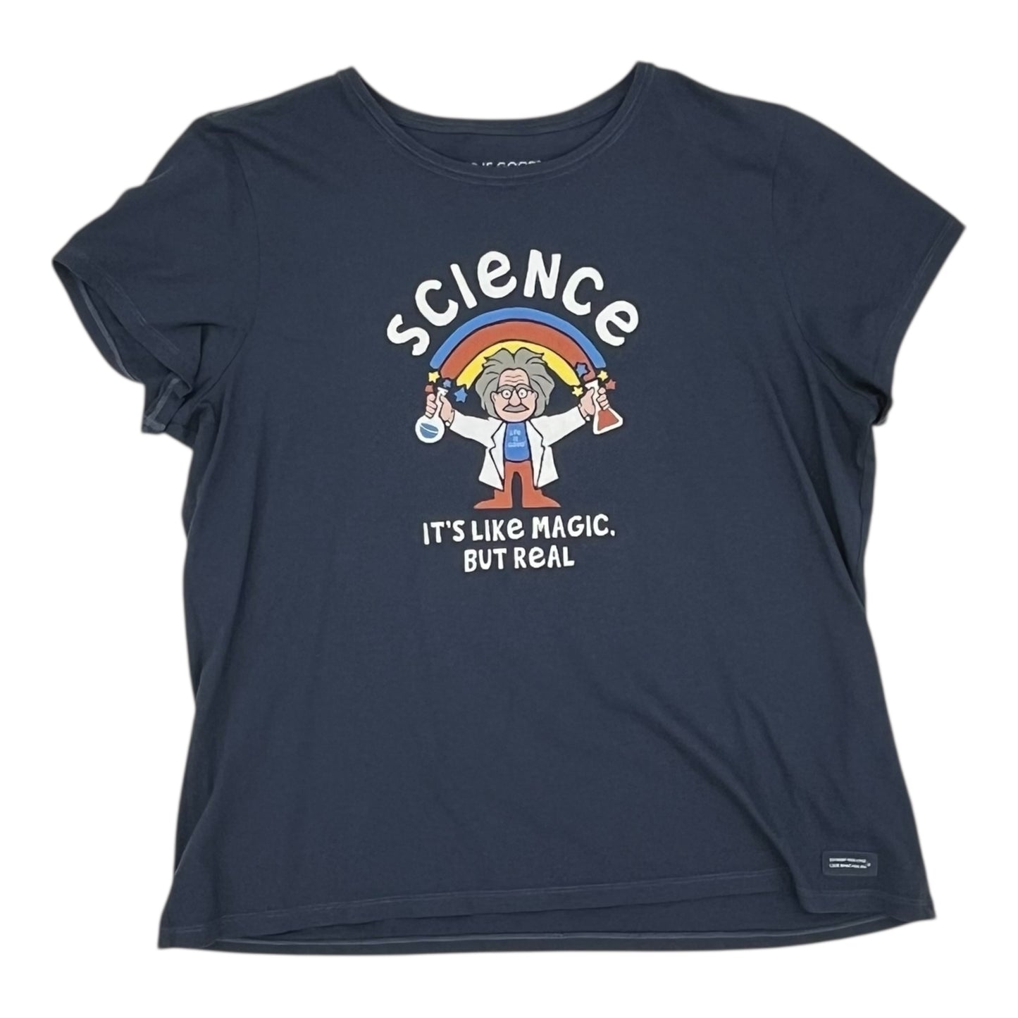 Top Ss By Life Is Good In Blue, Size:Xxl