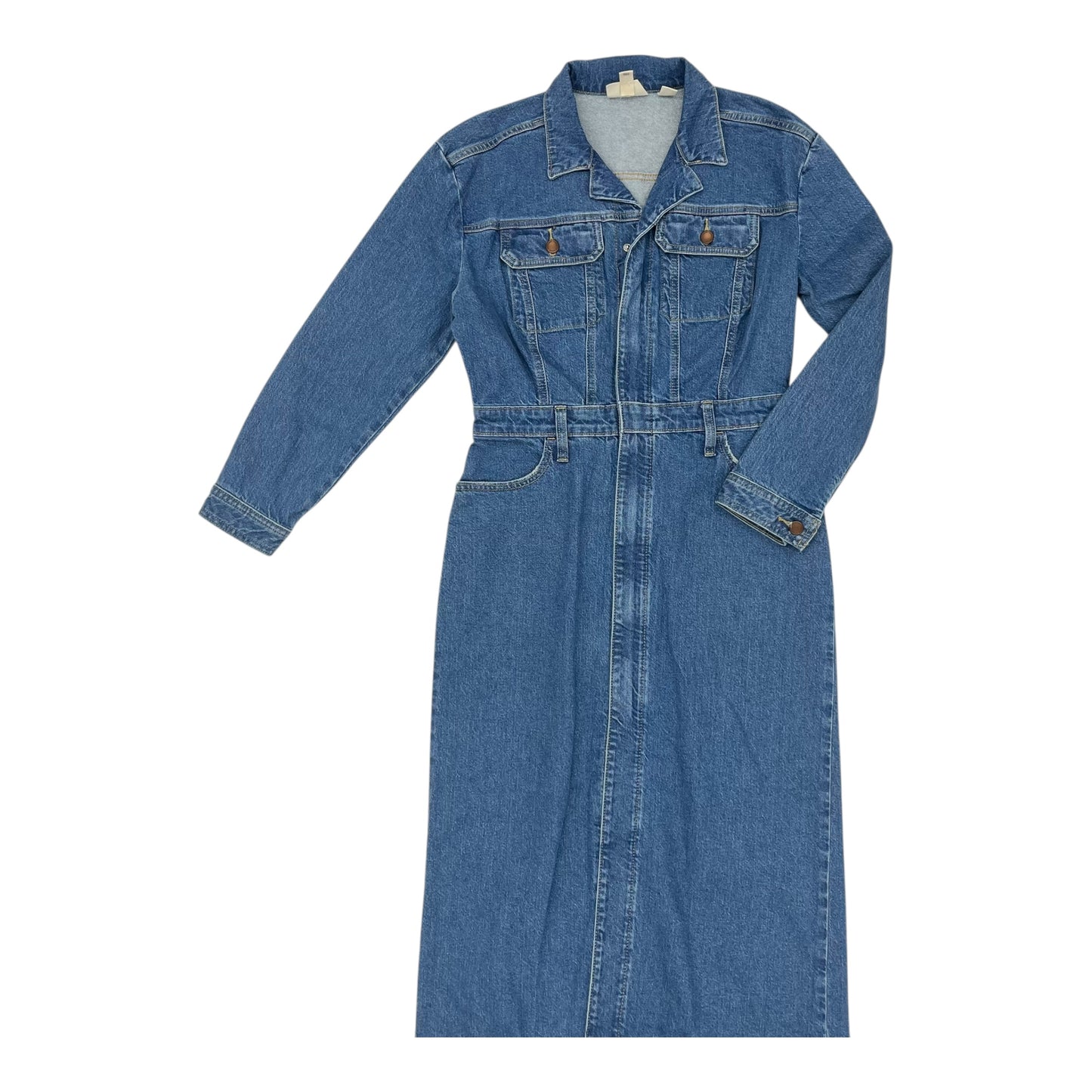 Dress Casual Maxi By Universal Thread In Blue Denim, Size:6