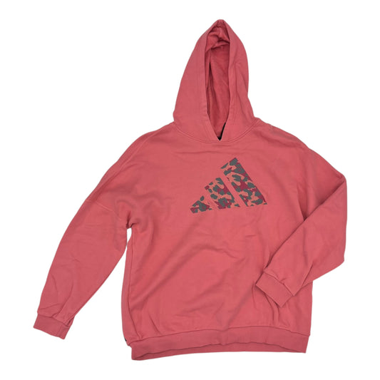 Sweatshirt Hoodie By Adidas In Pink, Size:M