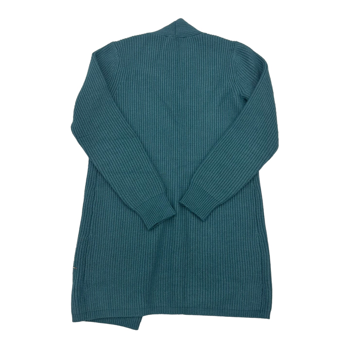 BLUE SWEATER CARDIGAN by CYRUS KNITS, SIZE XS